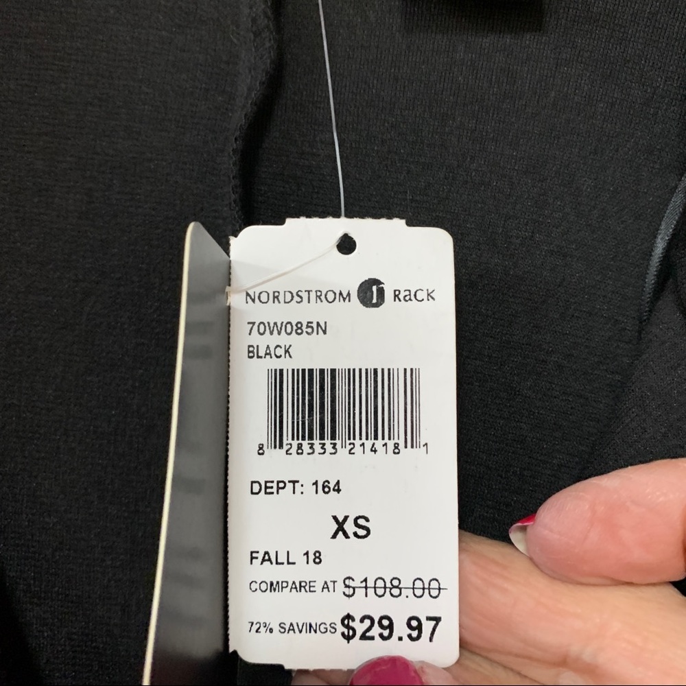 NWT RDI Nordstrom Black Open Jacket XS - Picture 3 of 5
